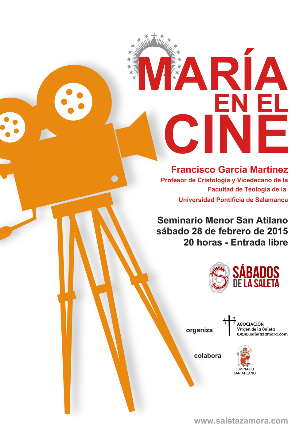 Maria en el Cine Saleta Zamora Cartel